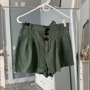 Zara Linen Shorts